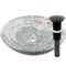 Novatto Blue Onyx Vessel Sink and Oil Rubbed Bronze Umbrella Drain NOSV-BOORB - alternate 1